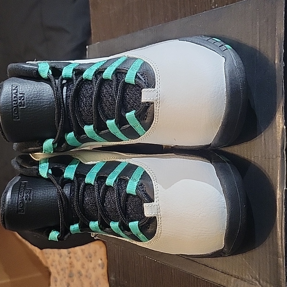Air Jordan 10 Retro Rare 30th GG (PS) "Verde" (2015) Boys 3Y Girl 4.5 New W/Box - Picture 4 of 11